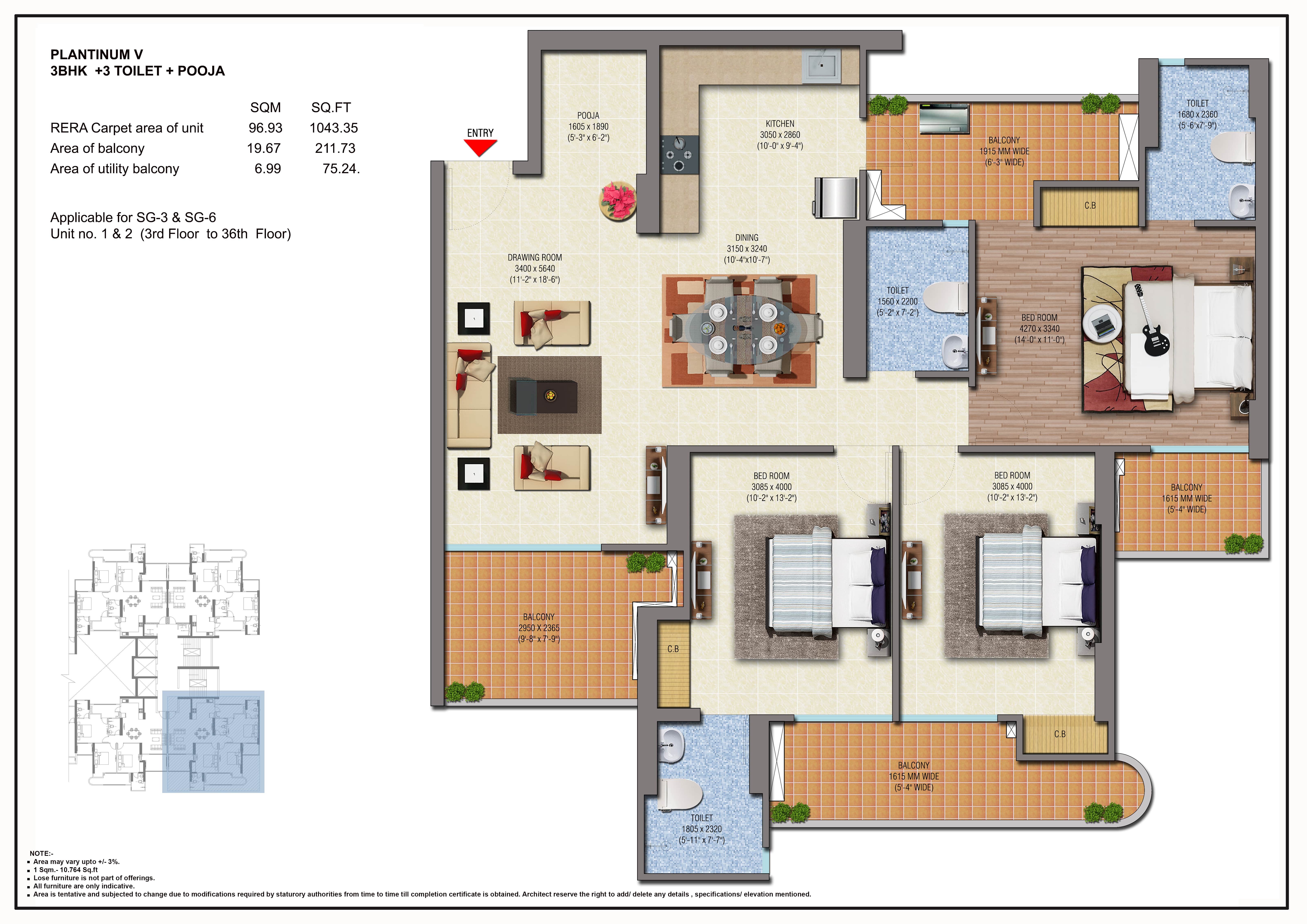 saya gold avenue 2 bhk price