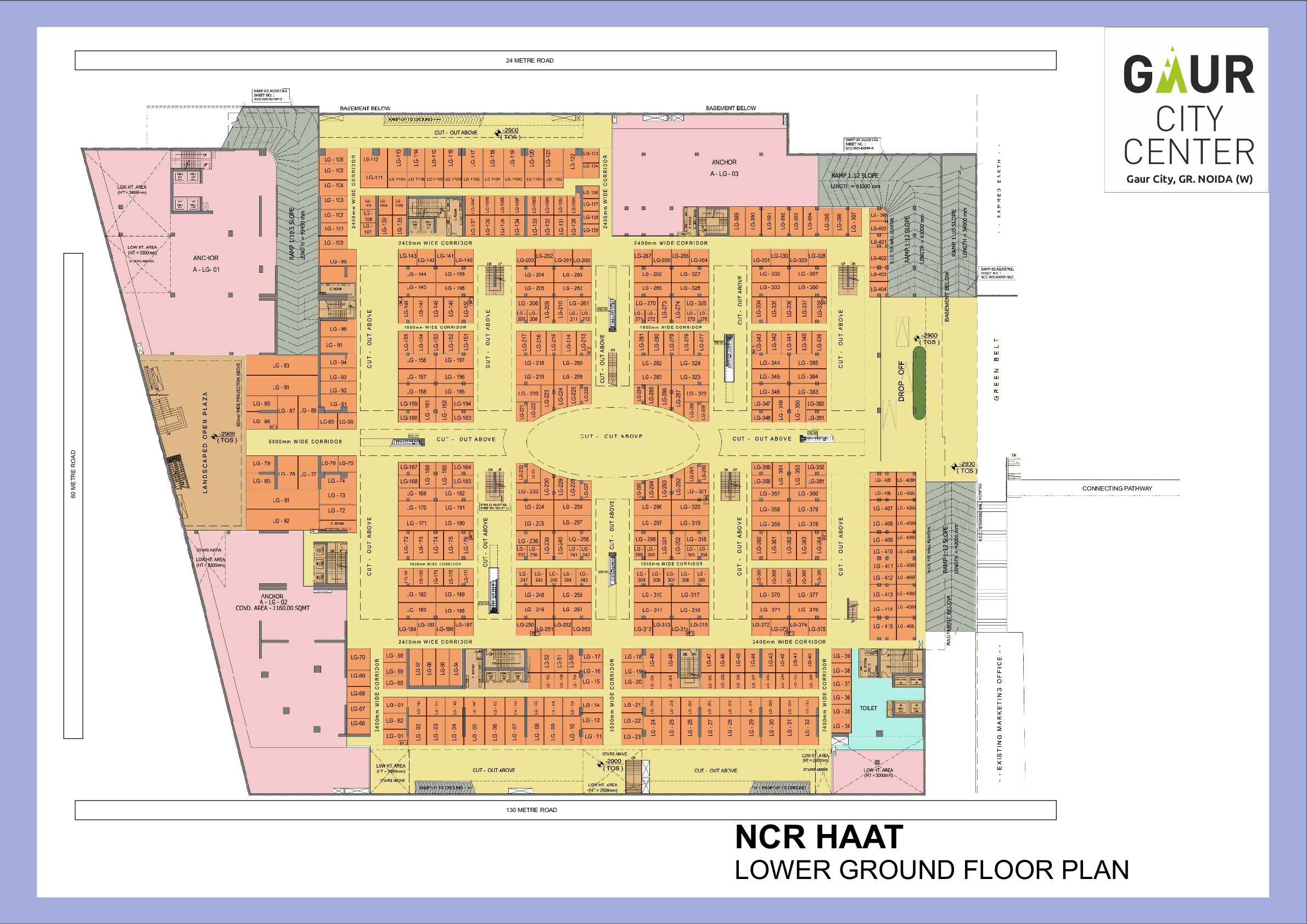 Gaur City Center Noida Sector-77floor plan