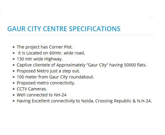 Gaur City Center Noida Extension